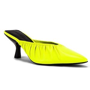 Sigerson Morrison Betsey Pointed Toe Leather Mule
